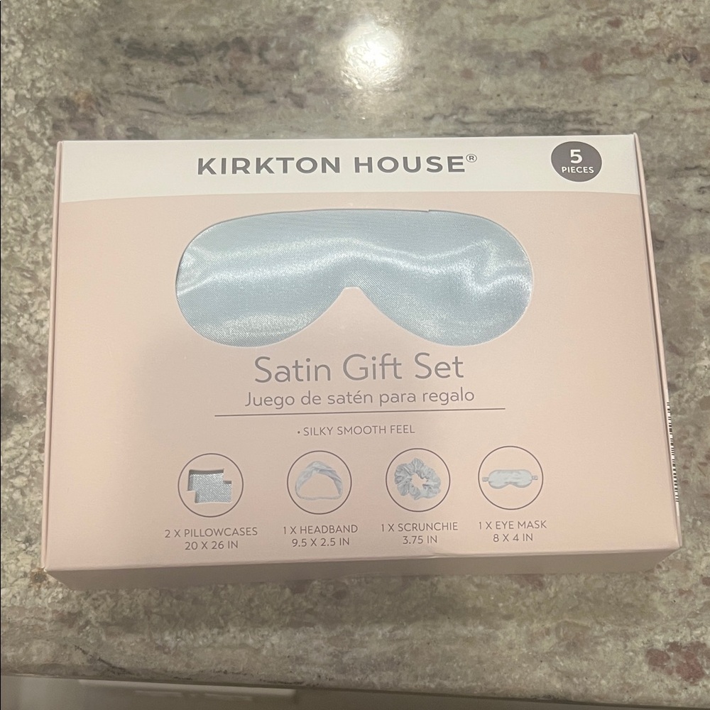 Kirkton House Satin Gift Set - Light Blue Hair Accessories